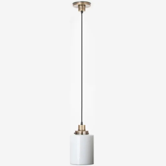 Coloured by Art Hanglamp aan snoer Strakke Cilinder 20's Brons - Art Deco Trade