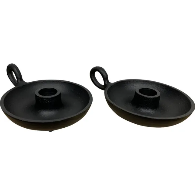 BLiving.nl B Living kaarsstandaard Metz set / 2st Zwart