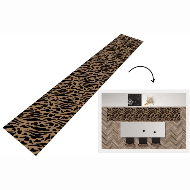 KitchenYeah Keukenloper - Keukenmat - Patronen - Design - Panterprint - Keuken vloerkleed Multicolor