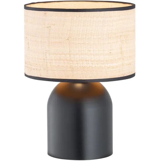 Emibig ASPEN LN1 BLACK/RATTAN - Verlicht je interieur met Scandinavische stijl