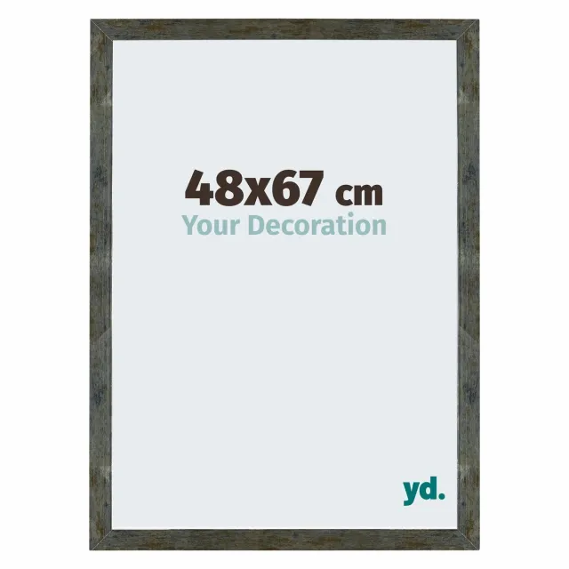 yd. Your Decoration - Fotolijst 48x67 cm - MDF - Blauw Goud Gemeleerd - Mura