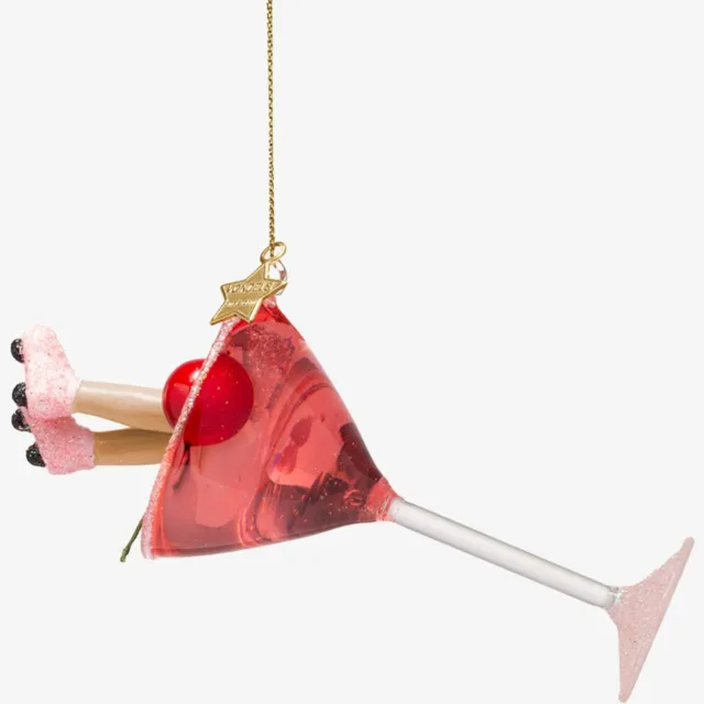 Vondels Cosmo met Cowboylaarzen kersthanger 13 cm - Roze