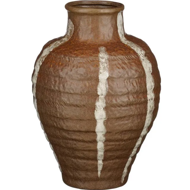 Mica Decorations vaas Rodi Bruin