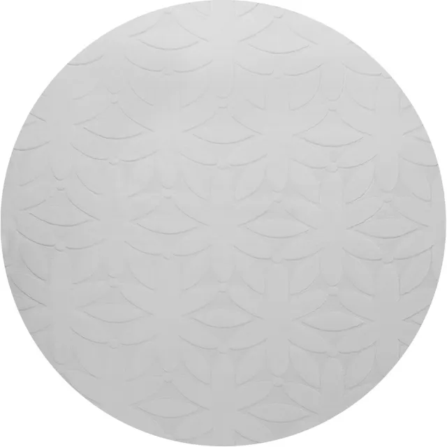 Beliani HOOD - Vloerkleed - Lichtgrijs - 160 cm - Polyester