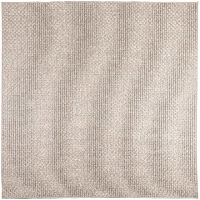 vidaXL Vloerkleden - Vierkant - FARO - Crème - 200 - x - 200 - cm - Polyester