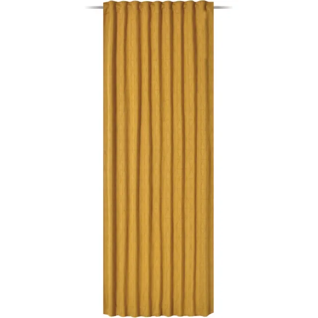 Elbersdrucke Gordijn met verborgen lussen Sunny 255x140 cm curry GelbGold