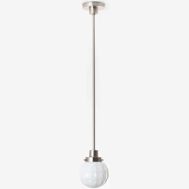 Coloured by Art Hanglamp Artichoke 20's Matnikkel - Art Deco Trade