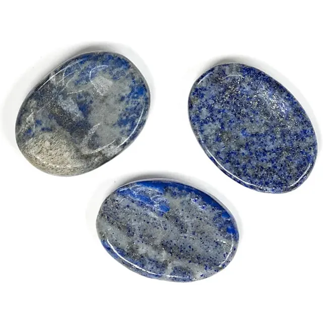 Phoenix Import Mani Bhadra Broekzaksteen / Knuffelsteen / Zorgensteen Lapis lazuli, prijs per stuk Meerkleurig