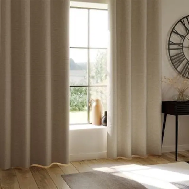 Atmosphera Créateur d'intérieur® Kant en klaar Gordijn - Met Ringen - 140x260 cm - Linnen- 1 Stuk