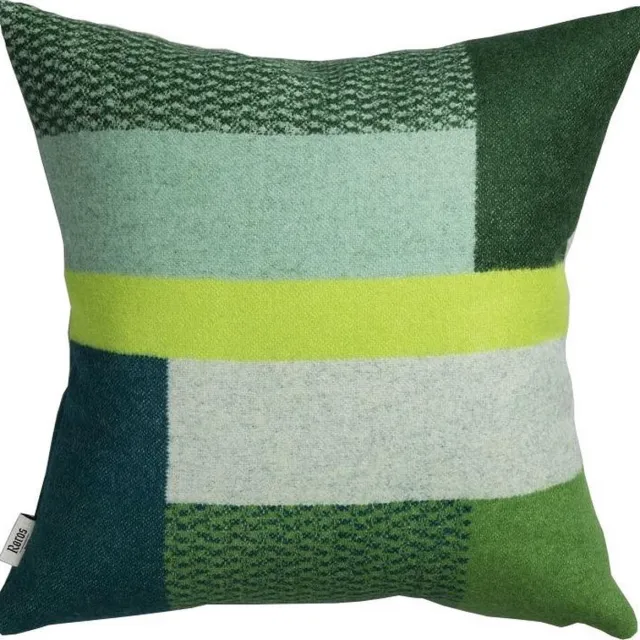 Røros Tweed Mikkel Kussen - groen
