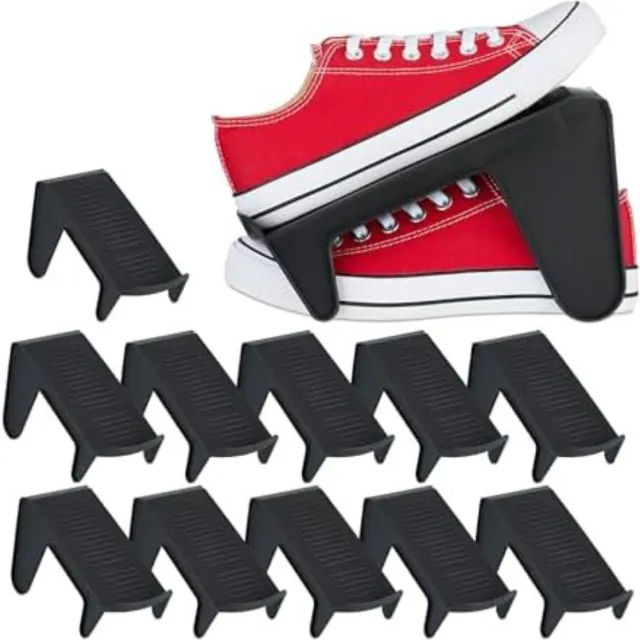 Solacis Schoenen Opbergsysteem - Schoenen Organizer - Schoenenbox - Schoenen Opbergen - Must Have In Huis! Zwart
