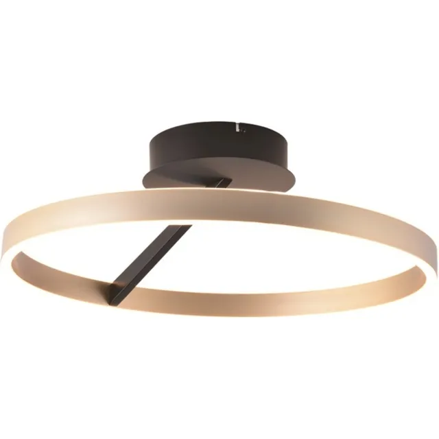 Freelight Plafondlamp Pilota Ø 55 cm zwart goud Goud, Zwart