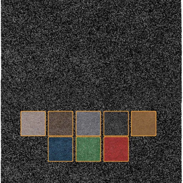 ANRO Deurmat Zwart 180x60cm – Schoonloopmat Antislip Wasbaar Voordeur Hal Binnen & Buiten Op Maat