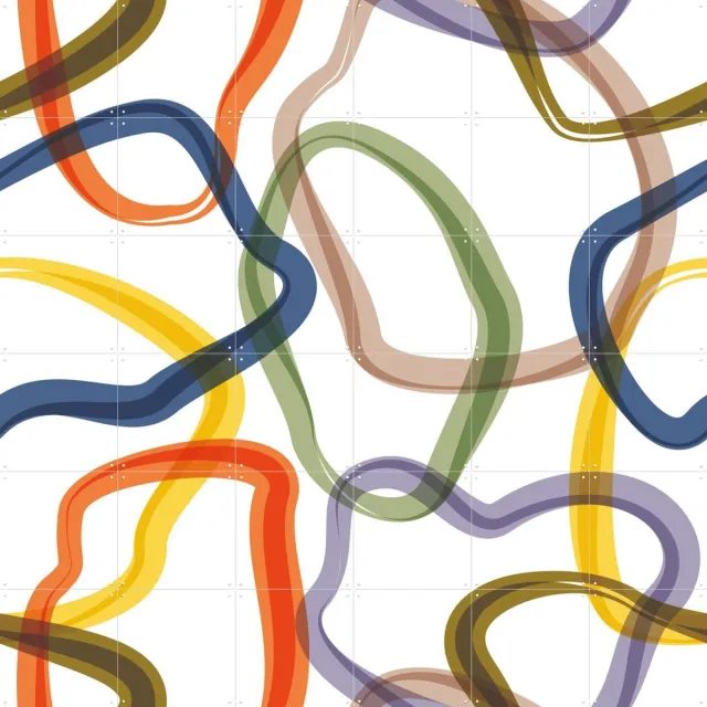 IXXI Intermezzo Verano, Markus Laible - 120 x 120 cm - Grote wanddecoratie en posters - Abstract