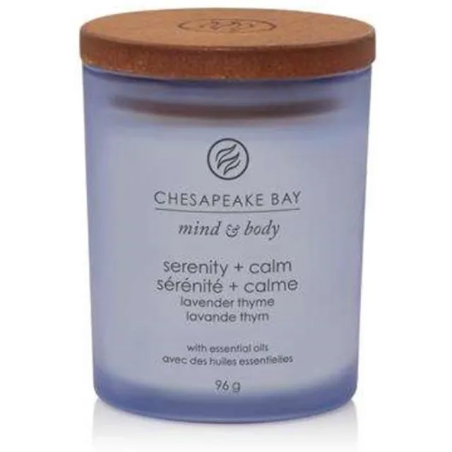 Chesapeake Bay Serenity & Calm - Lavender Thyme Mini Candle Paars