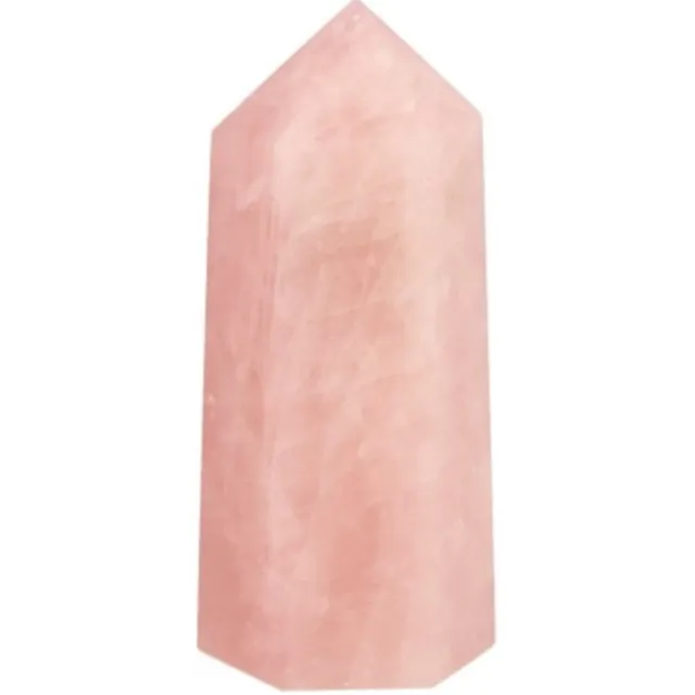 S4H Rozenkwarts Edelsteen Punt 754 g – A7+ Premium Kwaliteit – Gepolijste Natuurlijke Rozenkwarts – Liefde, Harmonie & Interieur ROZEKWARTS