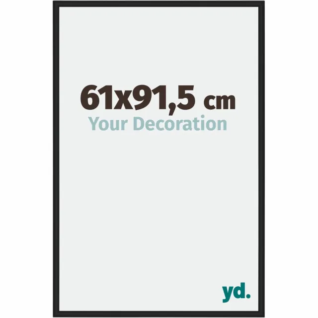 yd. Your Decoration - Fotolijst 61x91,5 cm - Aluminium - Zwart Hoogglans - Miami