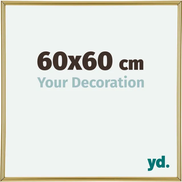 yd. Your Decoration - Fotolijst 60x60 cm - Kunststof - Goud - Annecy
