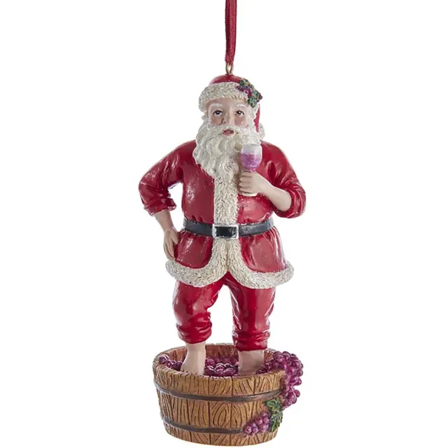 Kurt S. Adler Wine kunststof h12 cm Ornament kerstbal VIII Kurt S. Adler mix