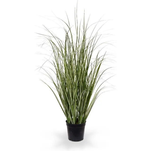 maxifleur Kunstplanten Kunst Rietgras plant 60cm - groen/creme