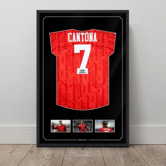 ShirtFrame® ShirtFrame - Shirt inlijsten - Inlijsten voetbalshirt - Shirt lijst 60x90 - Zwart hout Klassiek - Voetbalshirt inlijsten - Shirt frame - Kader voetbalshirt