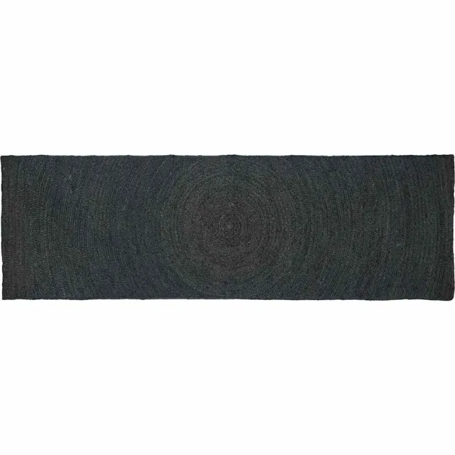 vidaXL Vloerkleden Donkergrijs 80 x 200 cm Jute