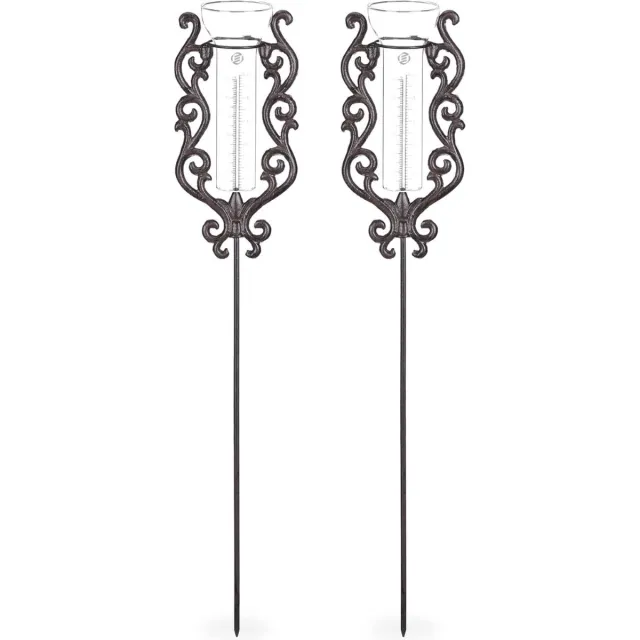 Equivera Regenmeter met Grondpen - Regenmeter - Regenmeter Tuin - Neerslagmeter - Outdoor - Voor tuin en gazon!