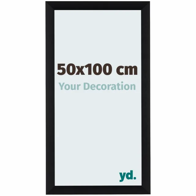 yd. Your Decoration - Fotolijst 50x75 cm - Aluminium - Zwart Geborsteld - Tucson