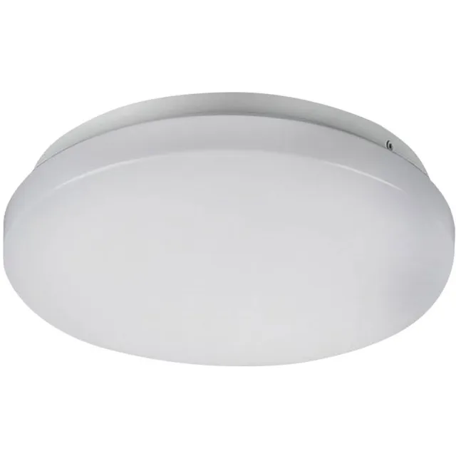 V-TAC LED plafondlamp Plafondlamp Woonkamerlamp Eetkamerlamp Keukenlamp, wit rond kunststof, stralingshoek 120°, 24W 2600lm 3in1 lichtkleur, D 35 cm