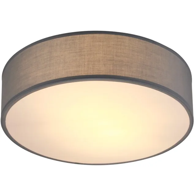 Monzana Plafondlamp - 40W Rond 38cm Fitting E27 - Grijs