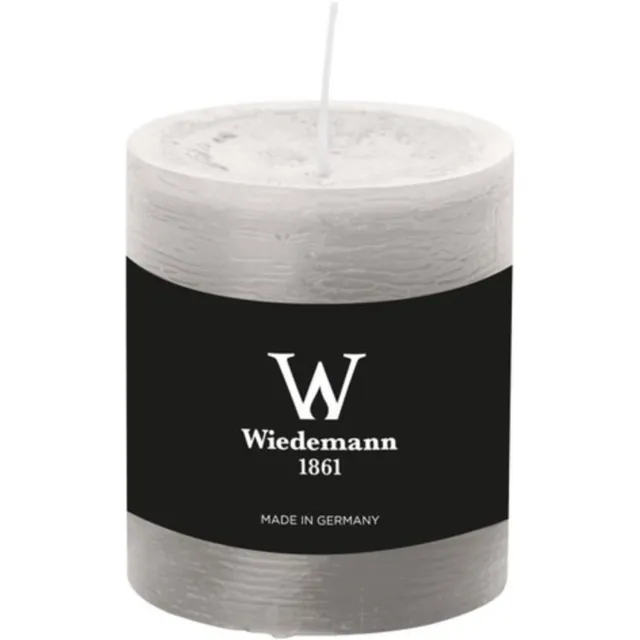 Wiedemann Marble Rustik stompkaars betongrijs, Ø 68 x 80 mm