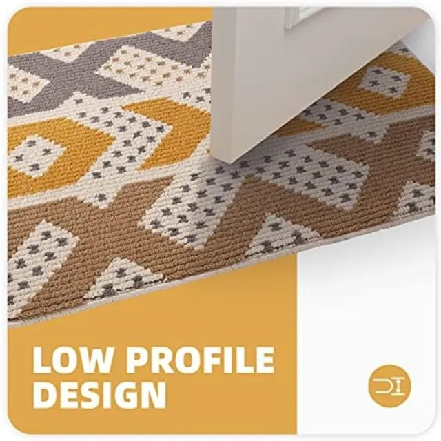 Karma Antislip Deurmat 80x120 cm - Zachte Vuilvanger voor Binnen en Buiten Beige