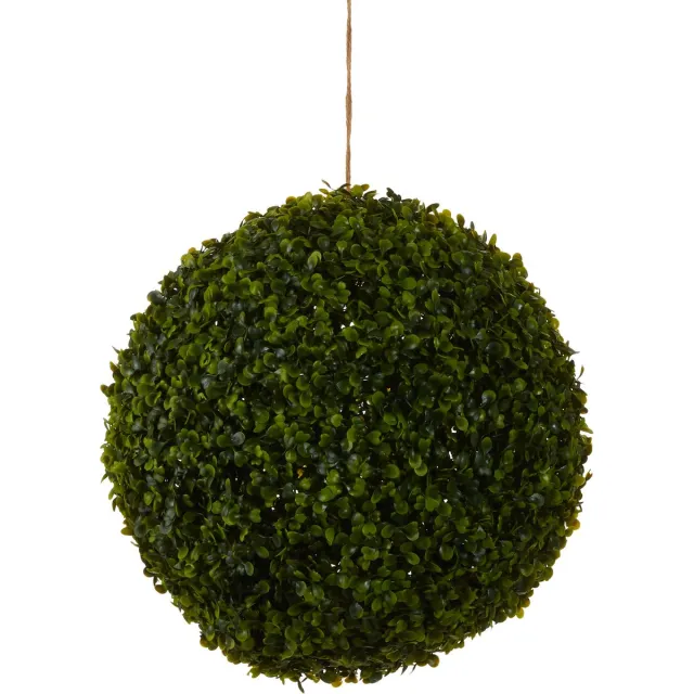 Mica Decorations Buxus Bol Kunstplant voor Buiten Hangend - Ø38 cm - Groen
