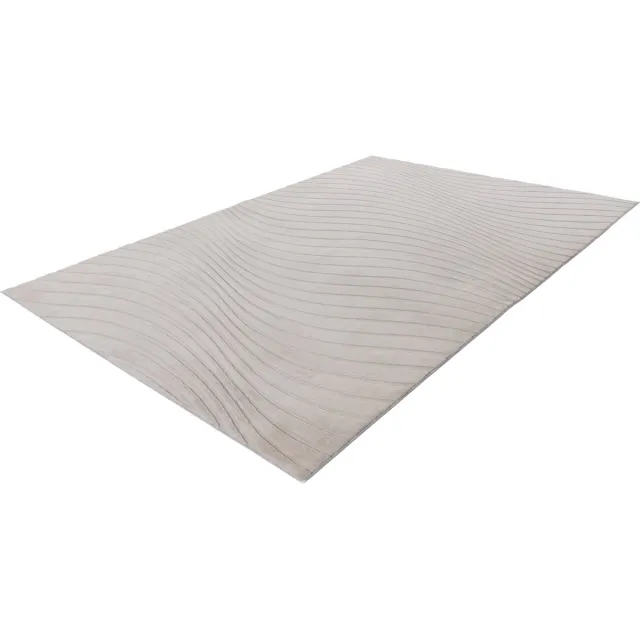 Lalee Comfort - Japandi Vloerkleed - Superzacht - Karpet - Tapijt hoog laag polig effen Fluffy 200x290 cm licht taupe