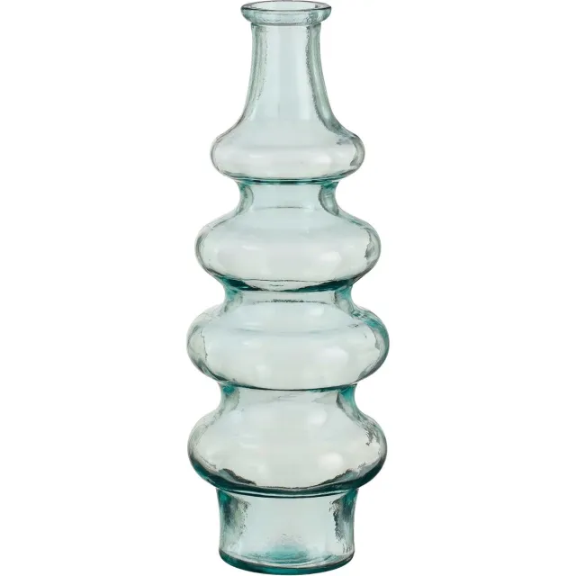 Mica Decorations Bloemenvaas Sira - transparant glas - D14,5 x H40 cm - vaas - sierlijk model