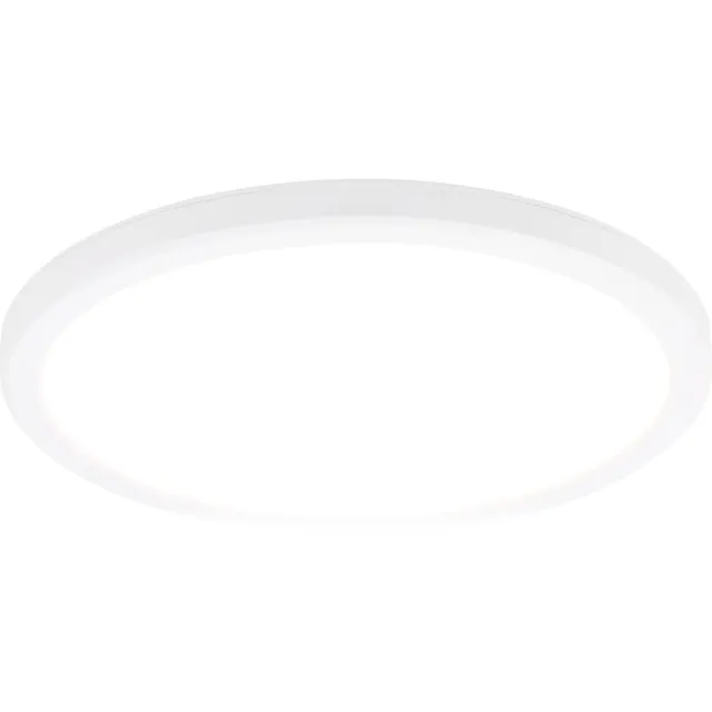LEDVION LED Plafonddlamp Wit (Ø24.4cm - 13W - 2700K - 1130L) IP44 - Geïntegreerd LED