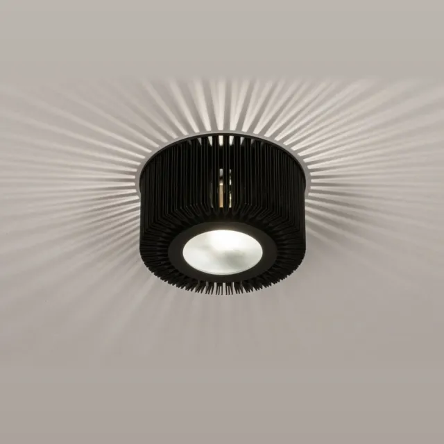Lumidora Plafondlamp 74284 - Plafonniere - YDE - G9 - Zwart - Aluminium - ⌀ 14 cm