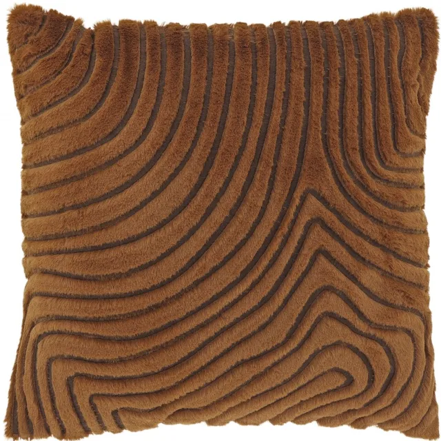 Unique Living Sierkussen Jace - Stof - Bruin - 45 x 45 x 0 cm (BxHxD)