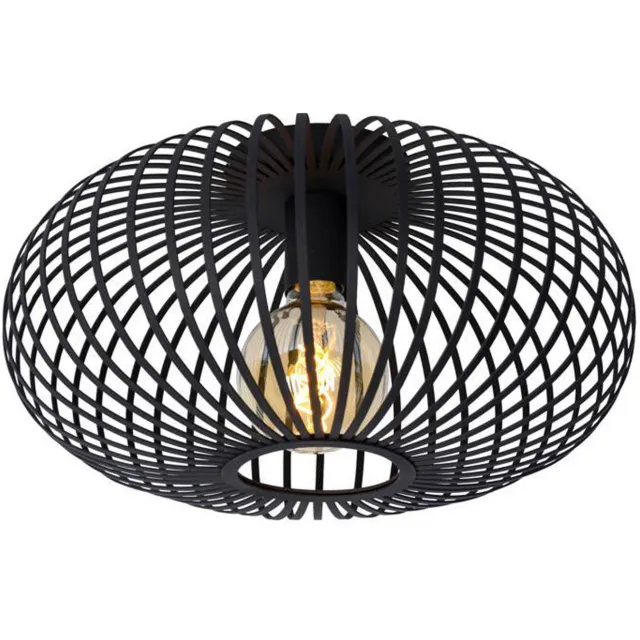 NOUS Living plafondlamp Blade (Ø40 cm) zwart