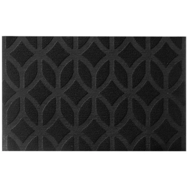 Hauskraft Deurmat Binnen - Schoonloopmat - Antislip - 38 x 58 cm - Zwart