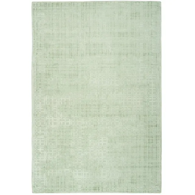 Dutch XXL Laagpolig Vloerkleed | Tapijt | Karma | Blokken | Mint | 80x150 cm
