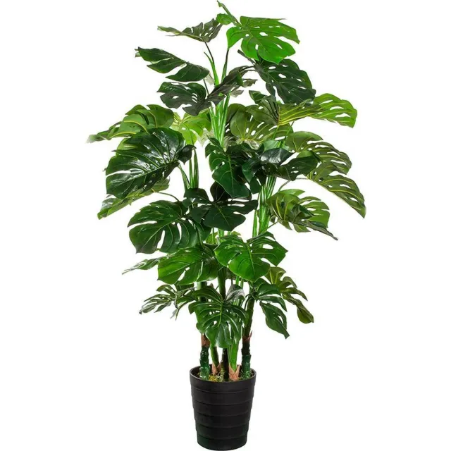 HTT Decorations Kunstplant Monstera XL H140cm - HTT Decorations kunstplanten Groen