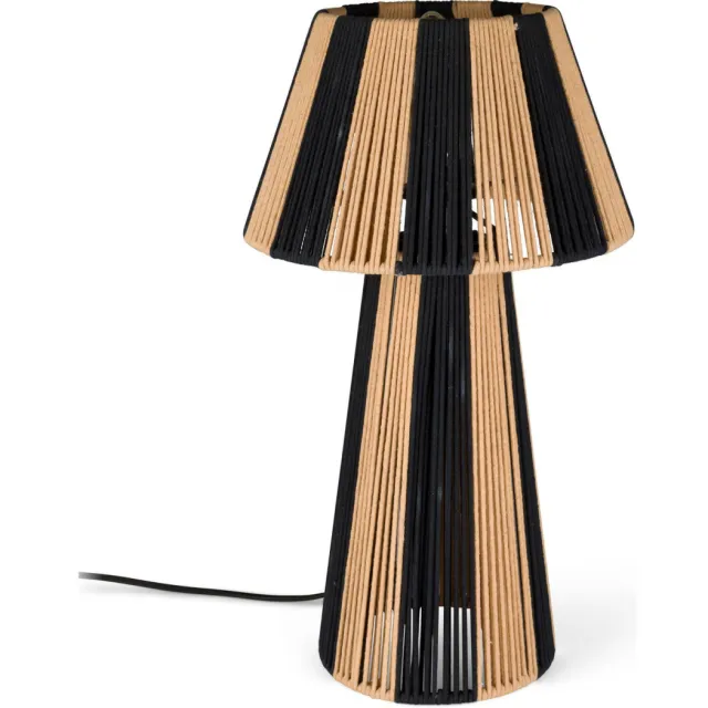 Bold Monkey tafellamp Stripe it Up Zwart