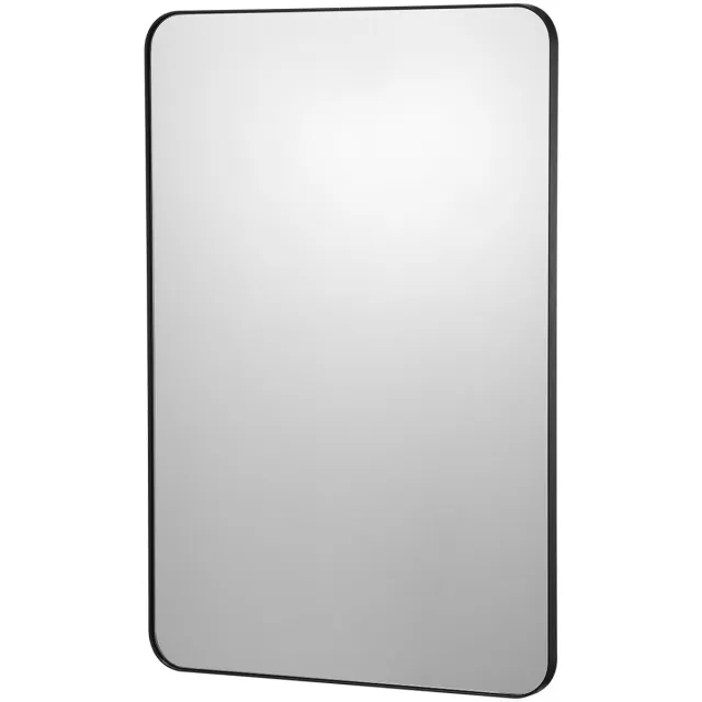Vevor Rechthoekige Wandspiegel Make-Upspiegel 915x610x25mm Badkamerspiegel Zwart