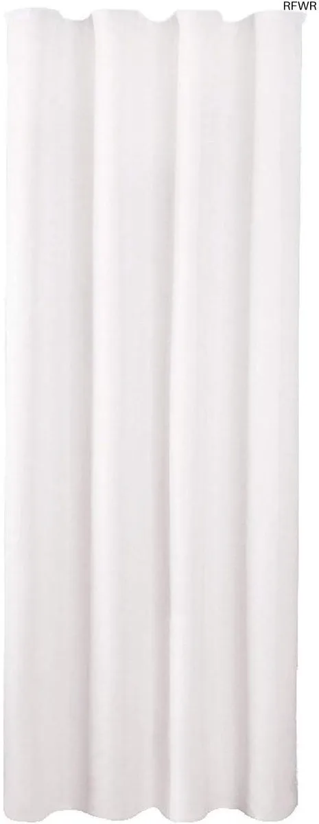 RFWR Ondoorzichtig Gordijn met Plooiband 140x245 cm - Decoratief en Praktisch wit
