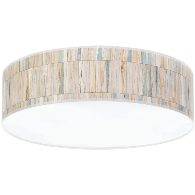 Spotlight Plafondlamp woonkamerlamp plafondlamp 4 vlammen keukenlamp, behang multicolor, metaal kunststof wit, 4x E27, DxH 48x14 cm Kleurrijk
