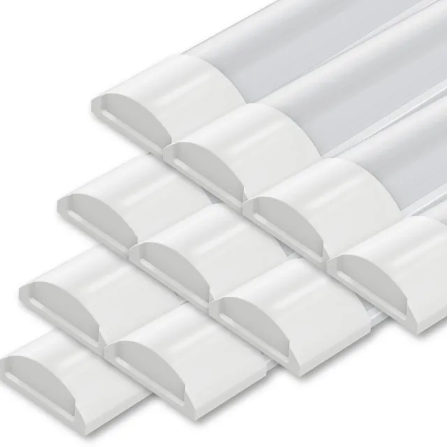 LEDVION 10x LED Armatuur - 120 cm - 30W - 4000K - 3600 lumen - IP20 - Koppelbaar Wit