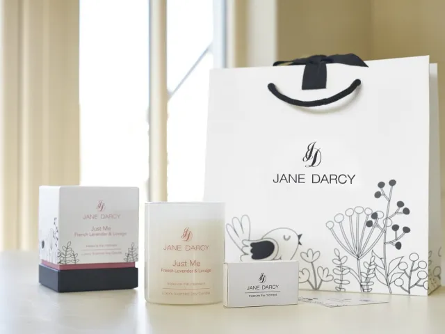Jane Darcy Geurkaars Just Me - 200 g - French Lavender & Lovage Wit