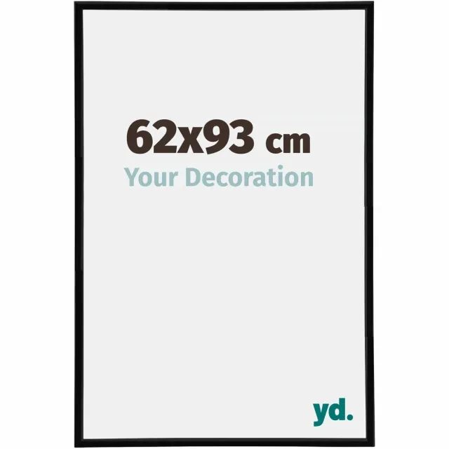 yd. Your Decoration - Fotolijst 62x93 cm - Kunststof - Zwart Hoogglans - Annecy