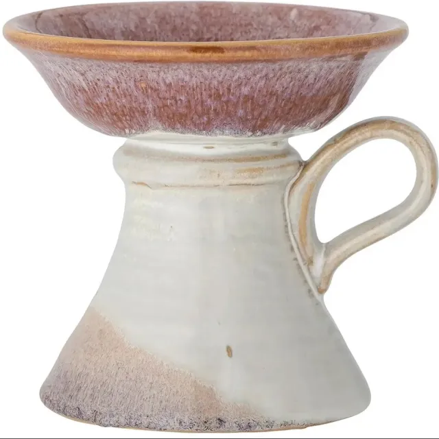 Bloomingville Kandelaar aardewerk rose Soreyah 14cm [gid://shopify/Metaobject/303097905487]